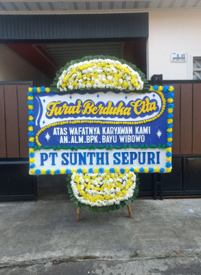 Papan Bunga Duka di Demangan
