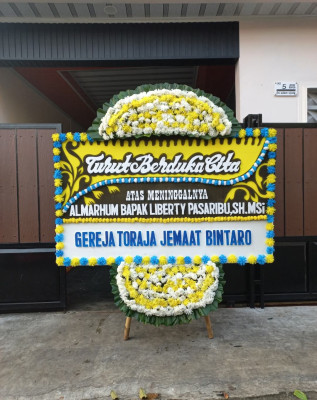 Papan Bunga Duka di Demangan